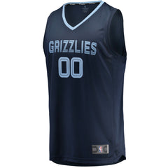 NBA Memphis Grizzlies Fast Break Custom Replica Jersey Navy