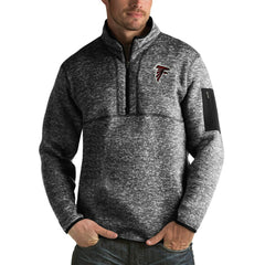 Antigua Fortune Big & Tall Quarter-Zip Pullover Jacket - Atlanta Falcons