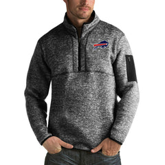 Antigua Fortune Big & Tall Quarter-Zip Pullover Jacket - Buffalo Bills