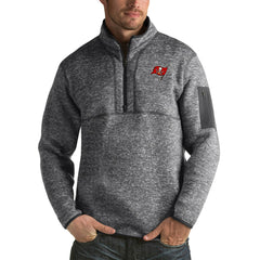 Antigua Fortune Big & Tall Quarter-Zip Pullover Jacket - Tampa Bay Buccaneers