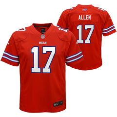 Josh Allen  Youth Game Jersey - Buffalo Bills