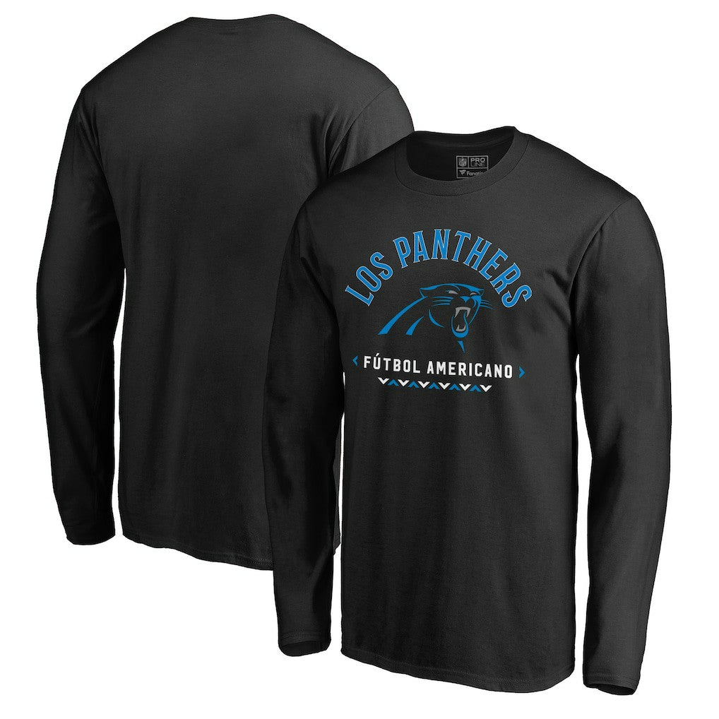 Futbol Americano Long Sleeve T-Shirt - Carolina Panthers