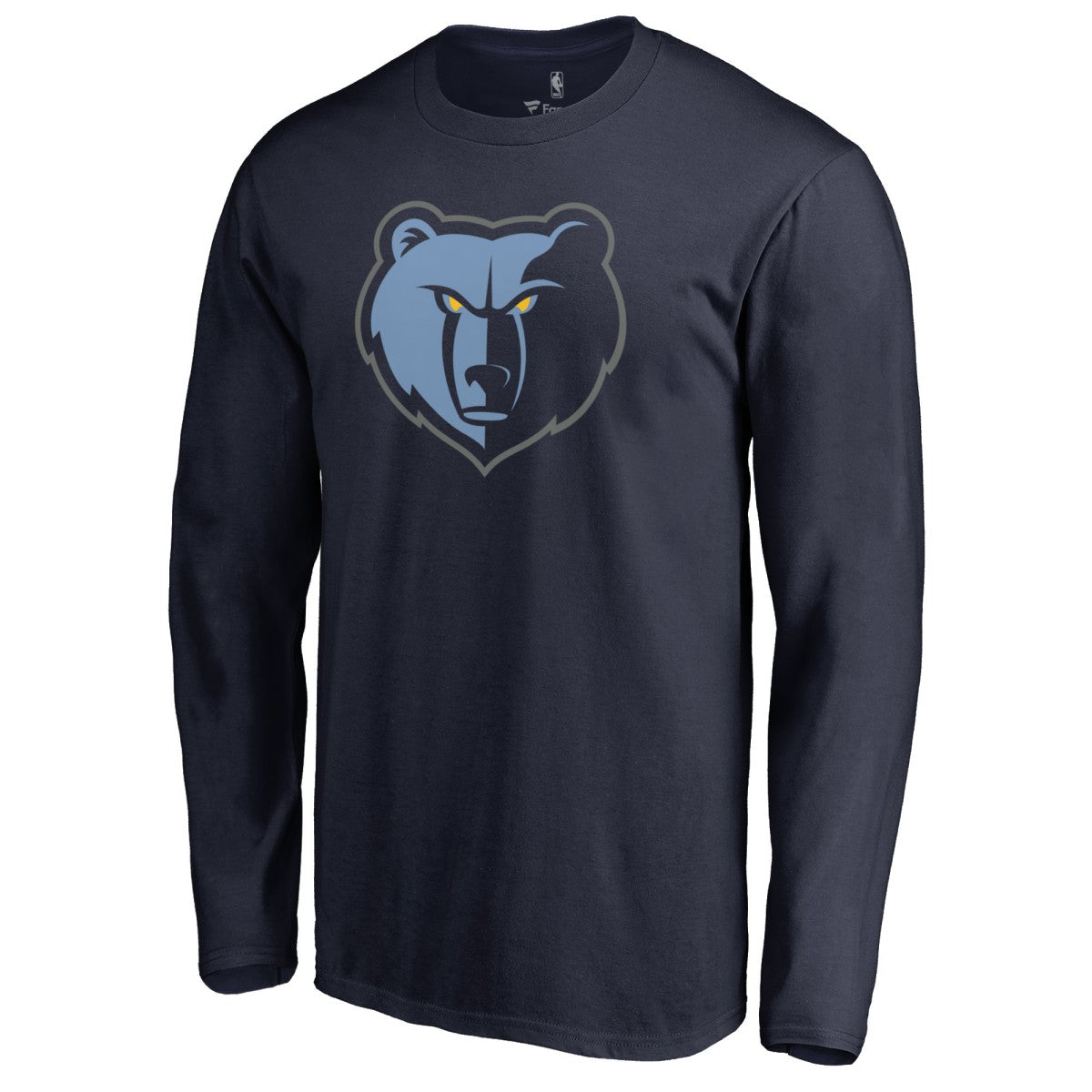 NBA Memphis Grizzlies New Primary Logo Long Sleeve T-Shirt