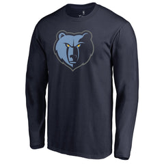 NBA Memphis Grizzlies New Primary Logo Long Sleeve T-Shirt