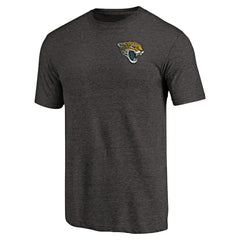 Primary Logo Left Chest Distressed Tri-Blend T-Shirt - Jacksonville Jaguars
