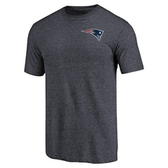 Primary Logo Left Chest Distressed Tri-Blend T-Shirt - New England Patriots