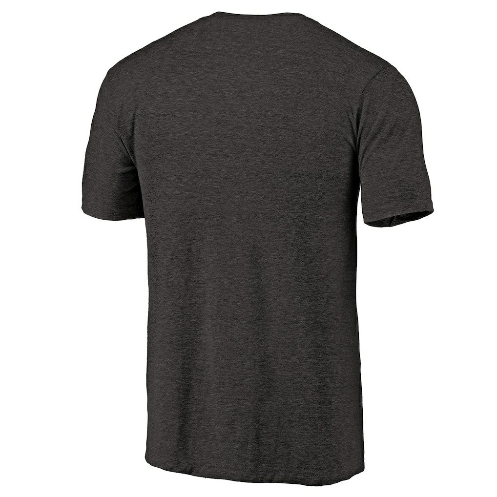 Primary Logo Left Chest Distressed Tri-Blend T-Shirt - Las Vegas Raiders