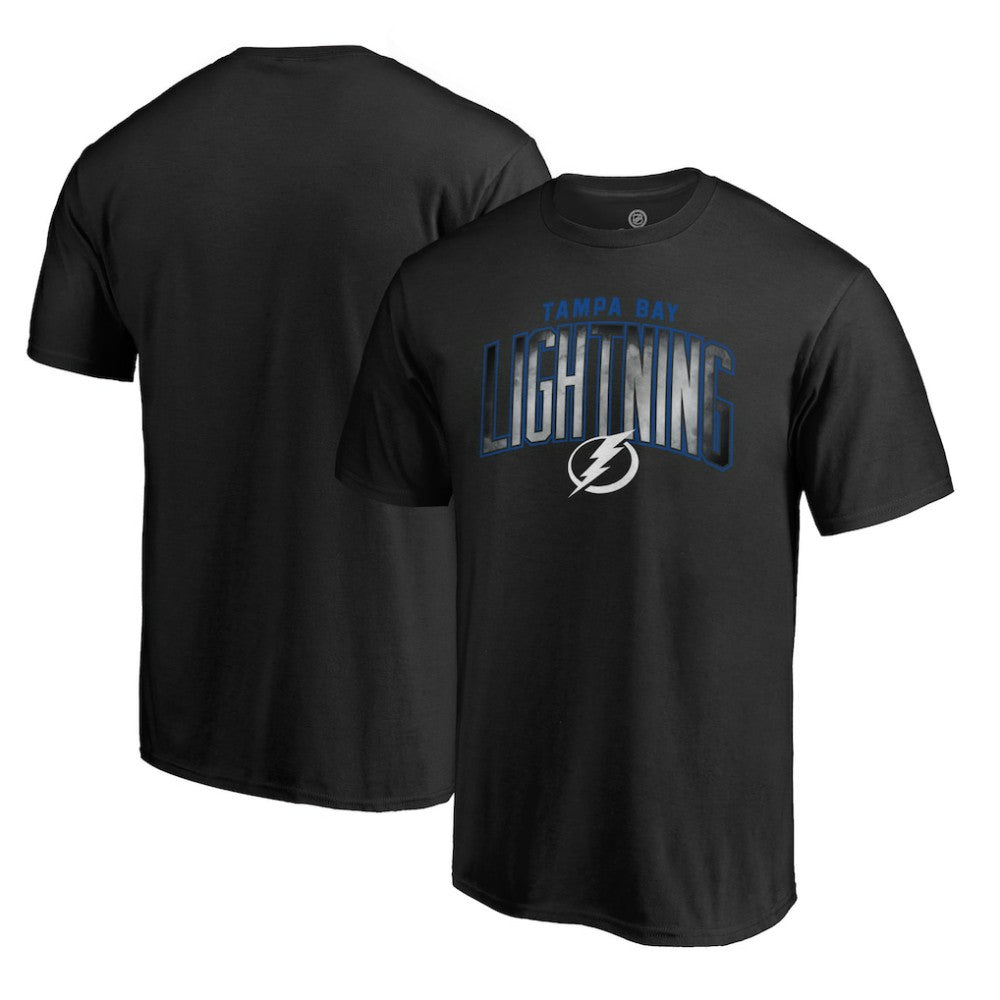 NHL Black Tampa Bay Lightning Arch Smoke T-Shirt