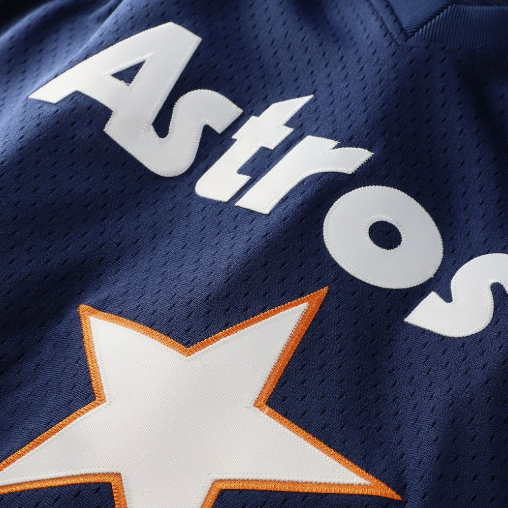 MLB Nolan Ryan Houston Astros Mitchell & Ness Cooperstown Collection Big & Tall Mesh Batting Practice Jersey