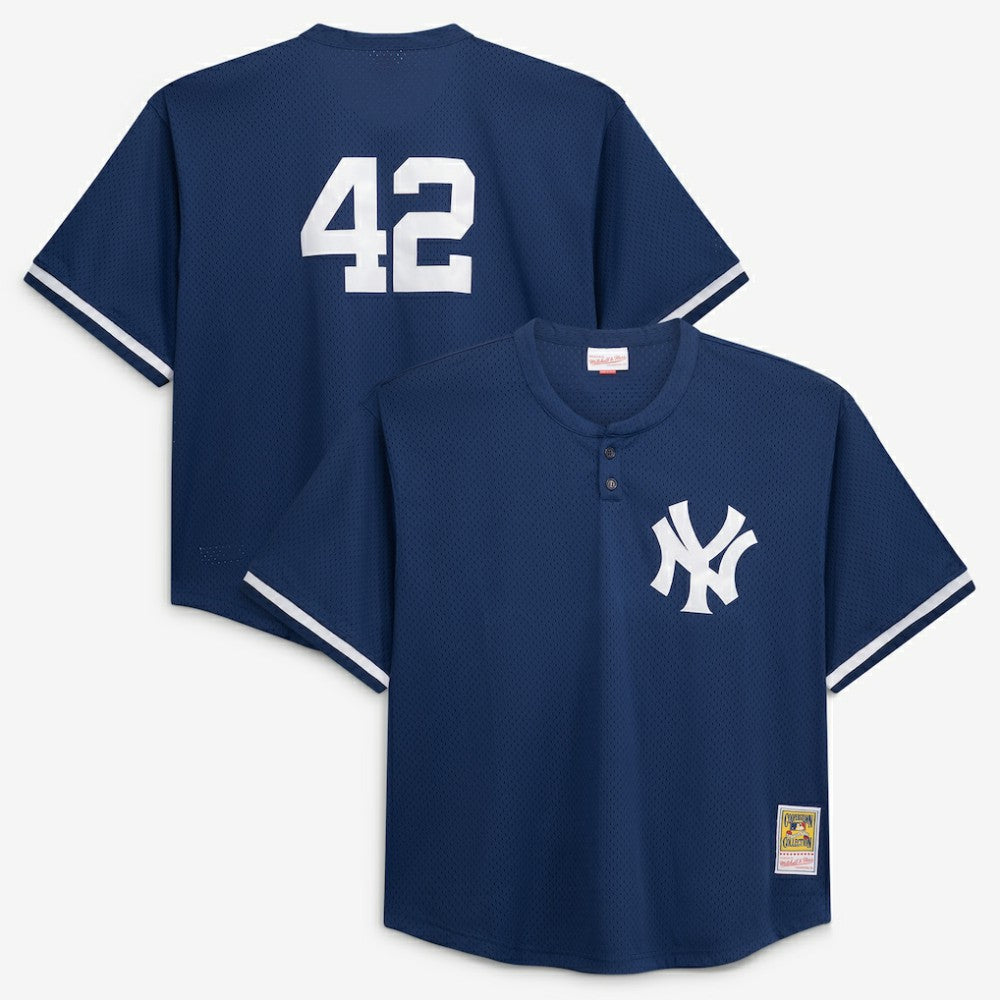 MLB Mariano Rivera New York Yankees Mitchell & Ness Cooperstown Collection Big & Tall Mesh Batting Practice Jersey