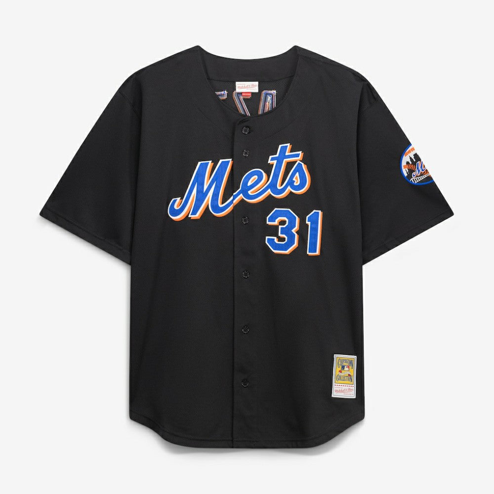 MLB Mike Piazza New York Mets Mitchell & Ness Big & Tall Cooperstown Mesh Batting Practice Jersey