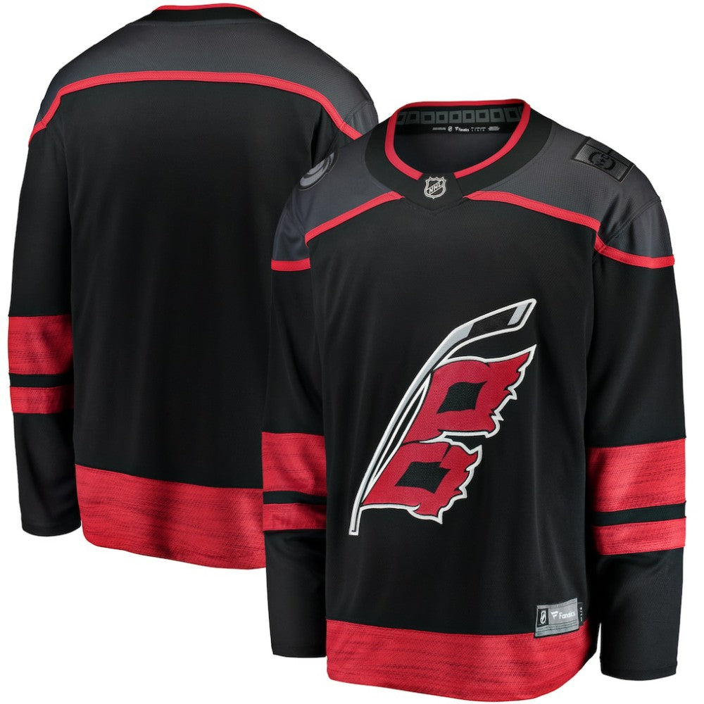 NHL Black Carolina Hurricanes Fanatics Home Breakaway Jersey