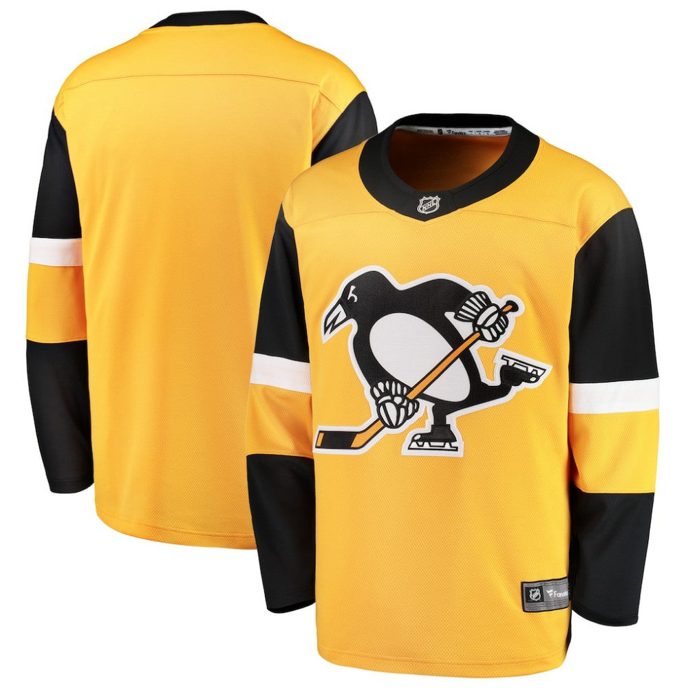 NHL Gold Pittsburgh Penguins Fanatics Alternate Breakaway Jersey