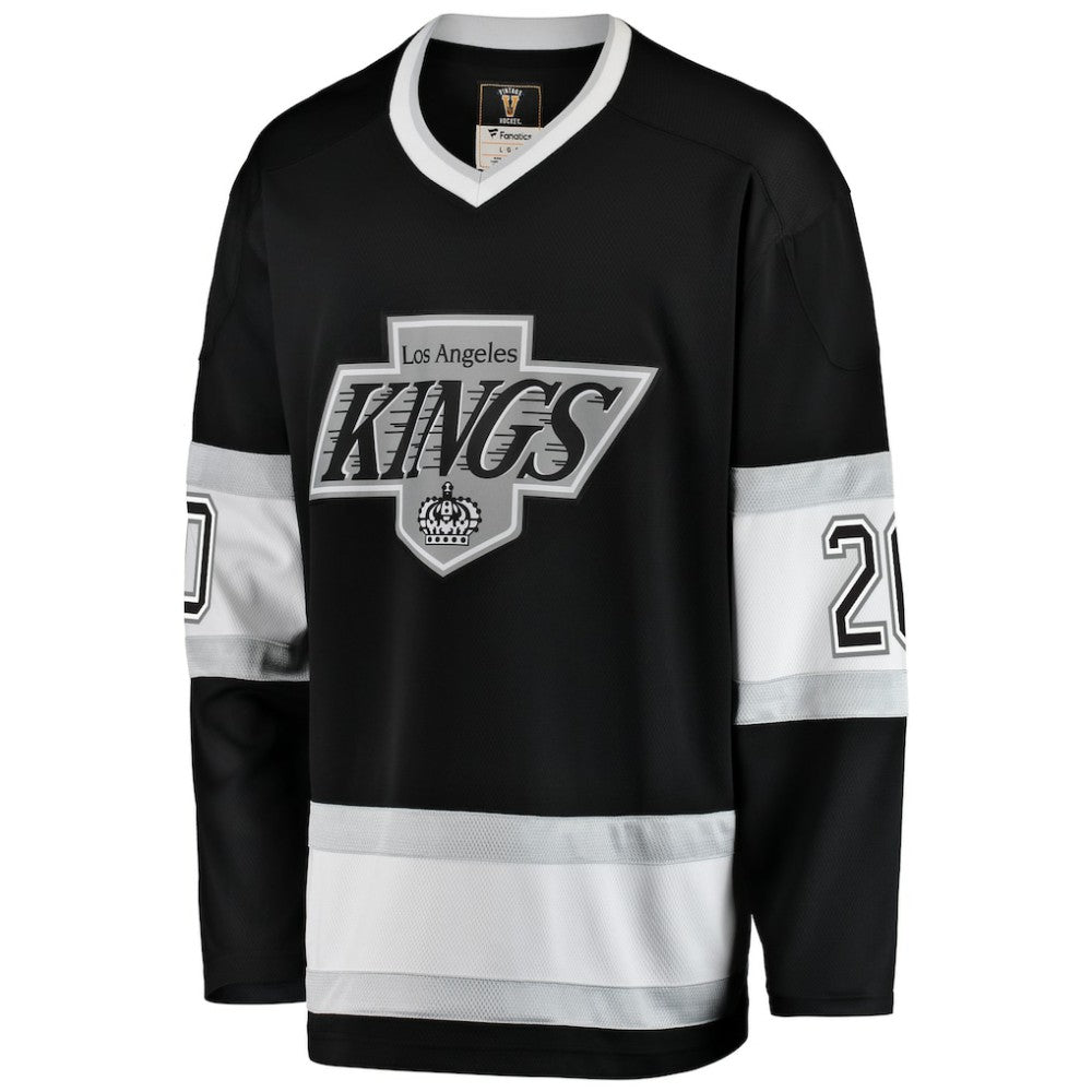 NHL Black Luc Robitaille Los Angeles Kings Fanatics Premier Breakaway Retired Player Jersey