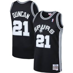 NBA Tim Duncan San Antonio Spurs 1998/99 Big & Tall Hardwood Classics Swingman Jersey