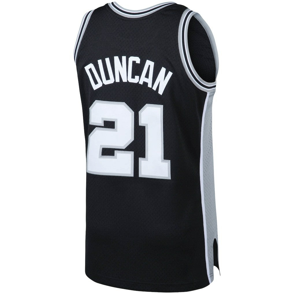 NBA Tim Duncan San Antonio Spurs 1998/99 Big & Tall Hardwood Classics Swingman Jersey