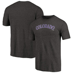 MLB Colorado Rockies Team Wordmark Tri-Blend T-Shirt