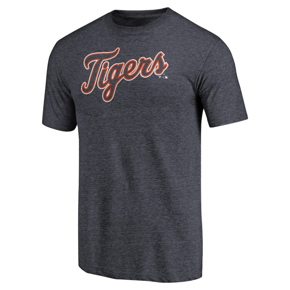 MLB Detroit Tigers Team Wordmark Tri-Blend T-Shirt