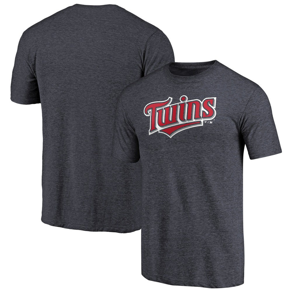 MLB Minnesota Twins Team Wordmark Tri-Blend T-Shirt