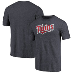 MLB Minnesota Twins Team Wordmark Tri-Blend T-Shirt