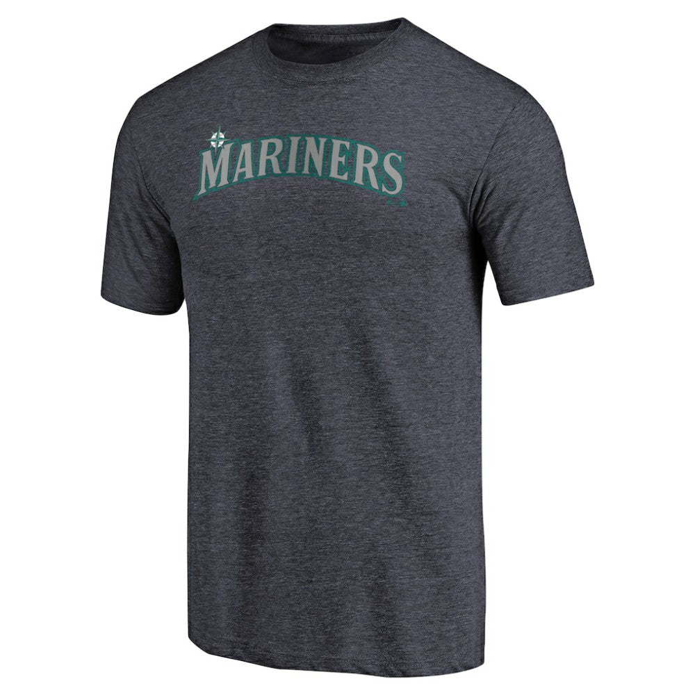 MLB Seattle Mariners Team Wordmark Tri-Blend T-Shirt