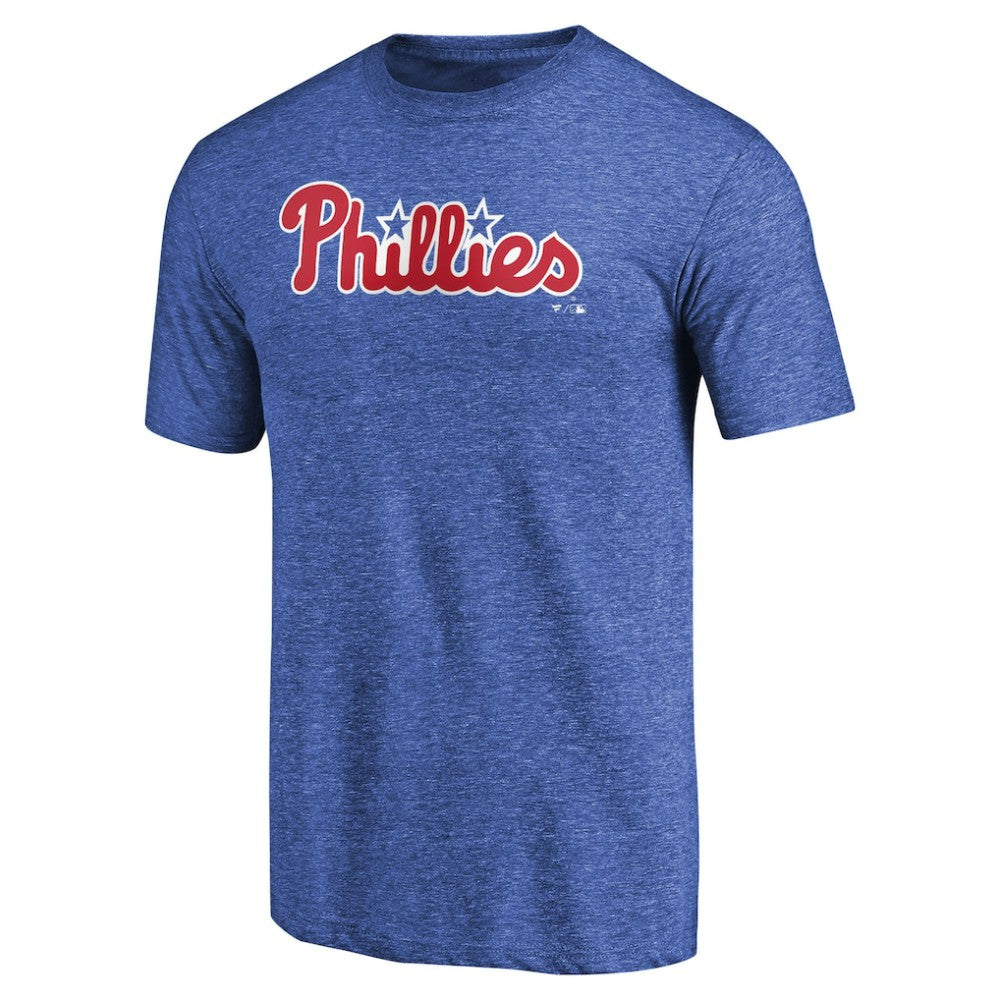 MLB Philadelphia Phillies Team Wordmark Tri-Blend T-Shirt