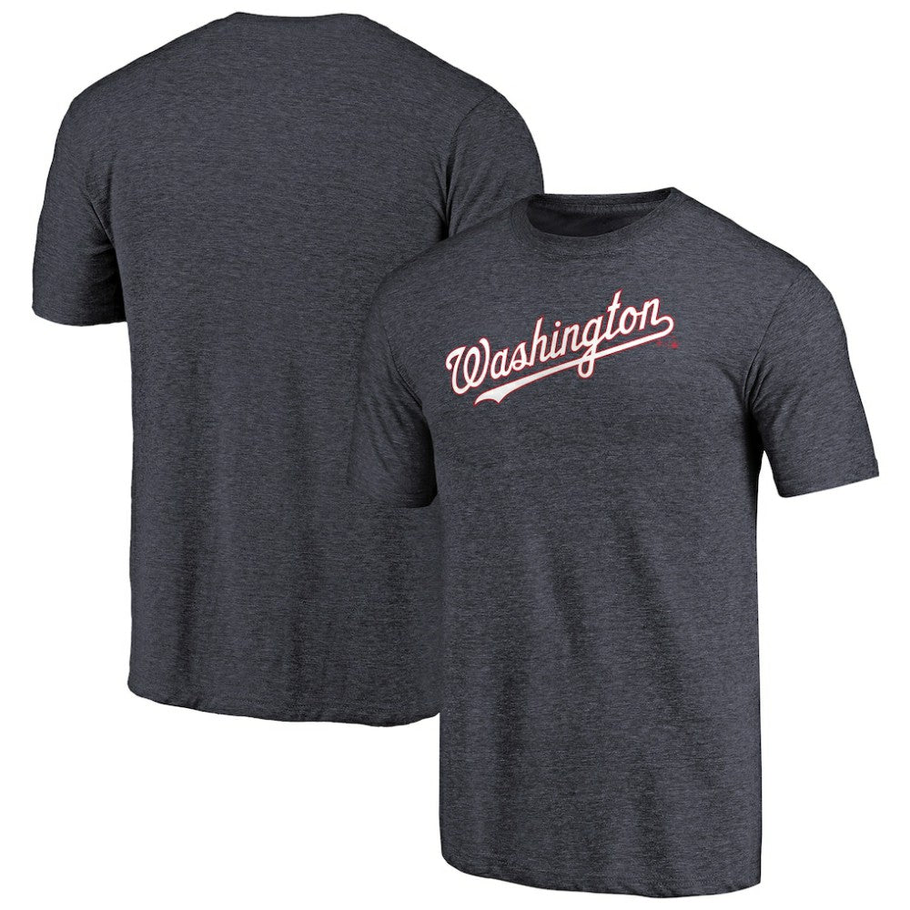 MLB Washington Nationals Team Wordmark Tri-Blend T-Shirt