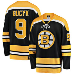 NHL Black John Bucyk Boston Bruins Fanatics Premier Breakaway Retired Player Jersey