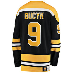 NHL Black John Bucyk Boston Bruins Fanatics Premier Breakaway Retired Player Jersey