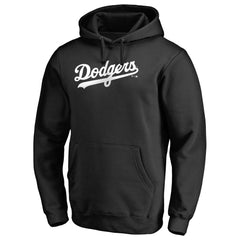 MLB Los Angeles Dodgers Official Wordmark Fitted Pullover Hoodie