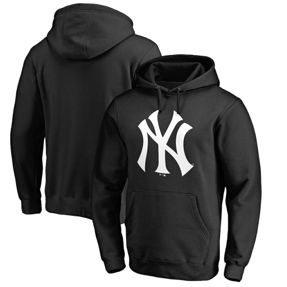 MLB New York Yankees Official Logo Fitted Pullover Hoodie