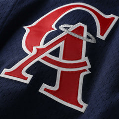 MLB Bo Jackson California Angels Mitchell & Ness Cooperstown Collection Mesh Batting Practice Button-Up Jersey