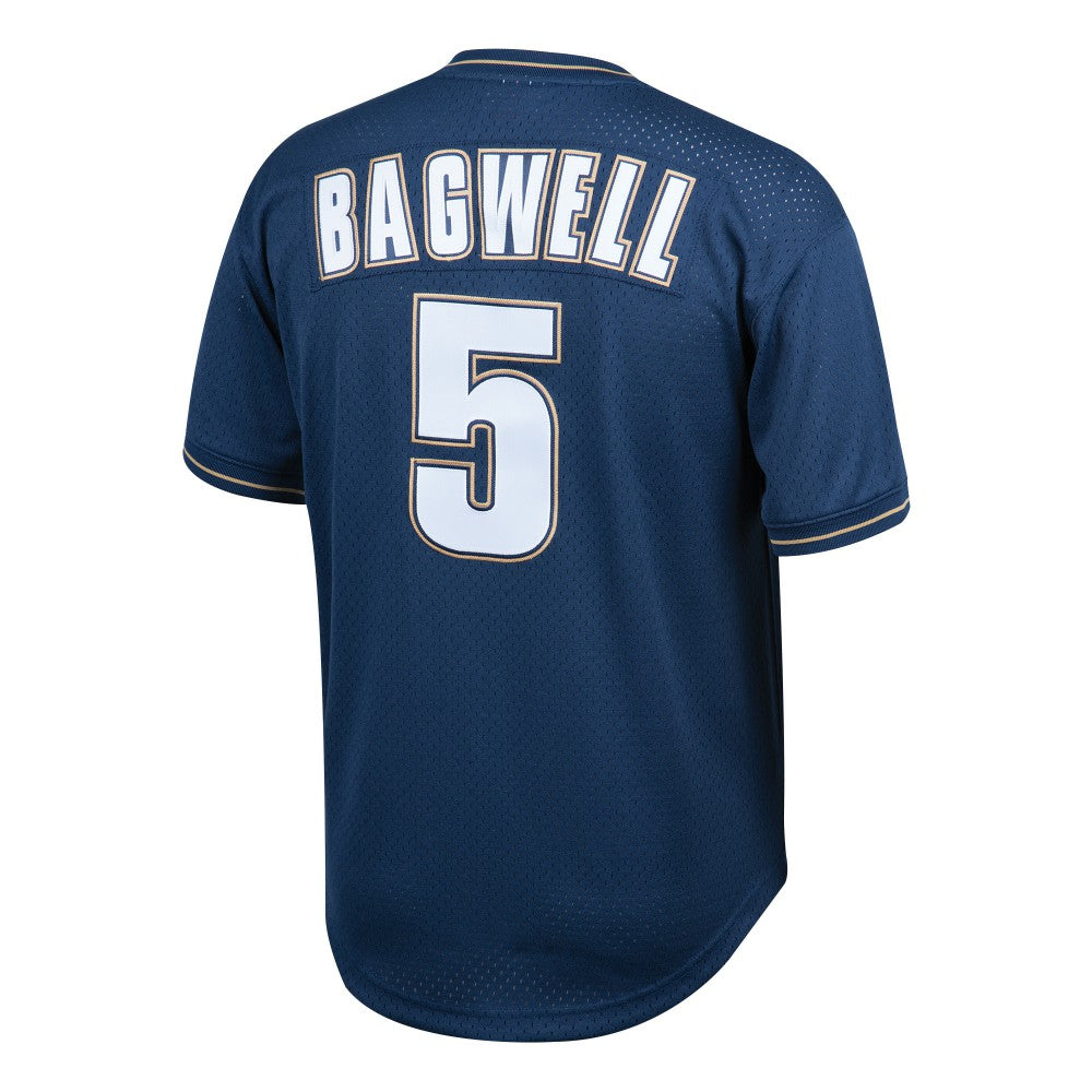 MLB Jeff Bagwell Houston Astros Mitchell & Ness Youth Cooperstown Collection Mesh Batting Practice Jersey
