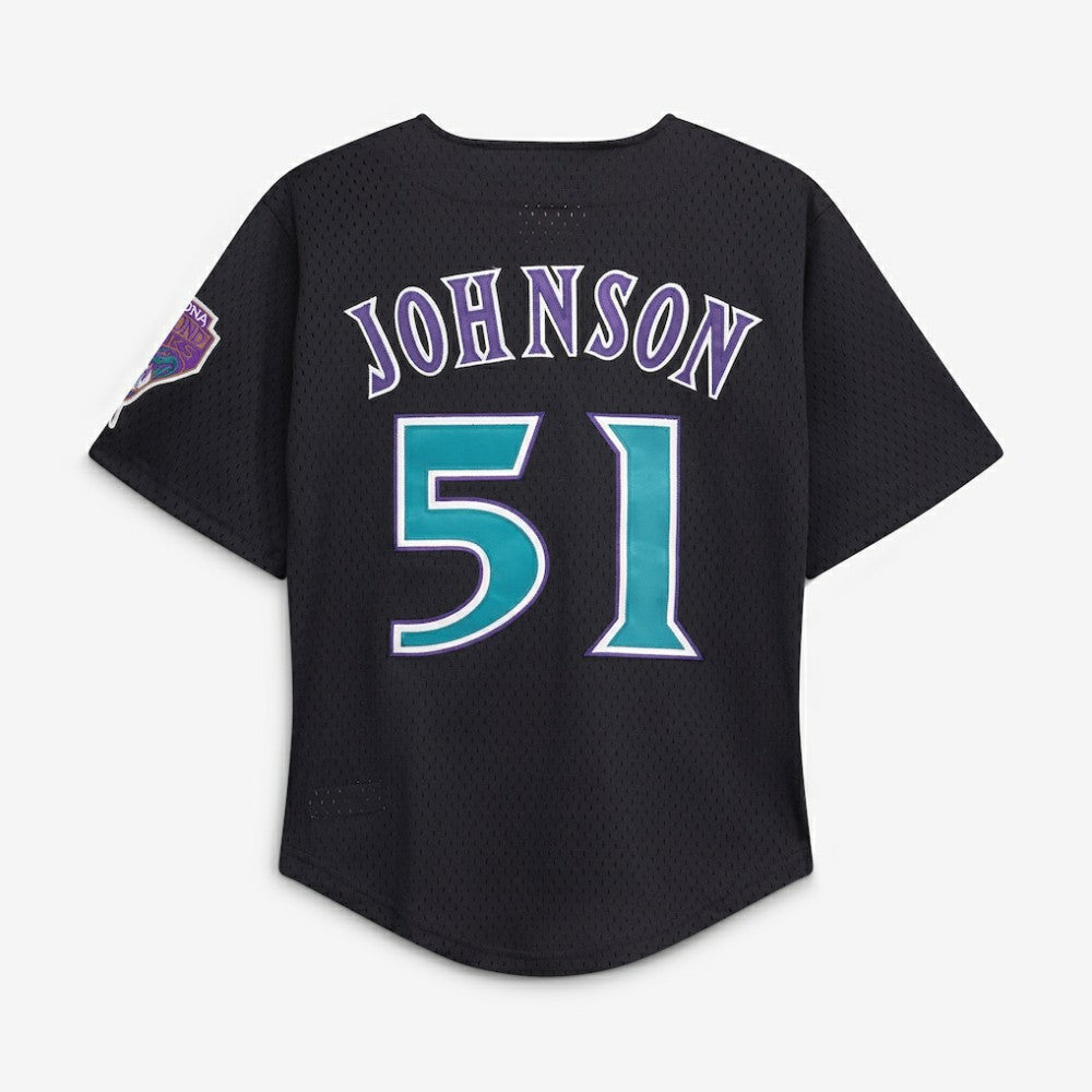 MLB Randy Johnson Arizona Diamondbacks Mitchell & Ness Youth Cooperstown Collection Mesh Batting Practice Jersey