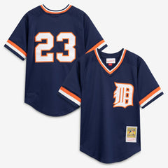 MLB Kirk Gibson Detroit Tigers Mitchell & Ness Youth Cooperstown Collection Mesh Batting Practice Jersey