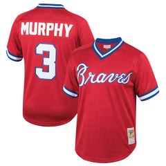 MLB Dale Murphy Atlanta Braves Mitchell & Ness Youth Cooperstown Collection Mesh Batting Practice Jersey