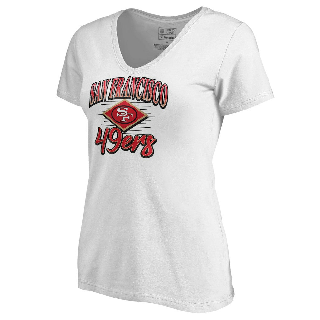 Women's Artifact V-Neck T-Shirt - San Francisco 49ers