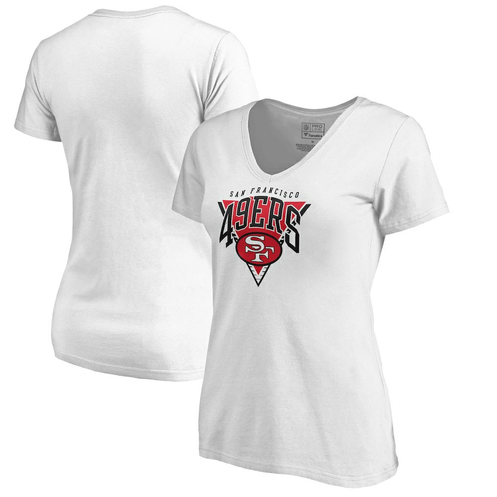 Women's Frontline V-Neck T-Shirt - San Francisco 49ers