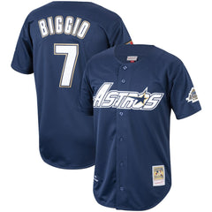 MLB Craig Biggio Houston Astros Mitchell & Ness Cooperstown Collection 1994 Authentic Jersey