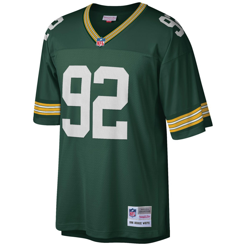 Reggie White  Big & Tall 1996 Retired Player Replica Jersey - Green Bay Packers