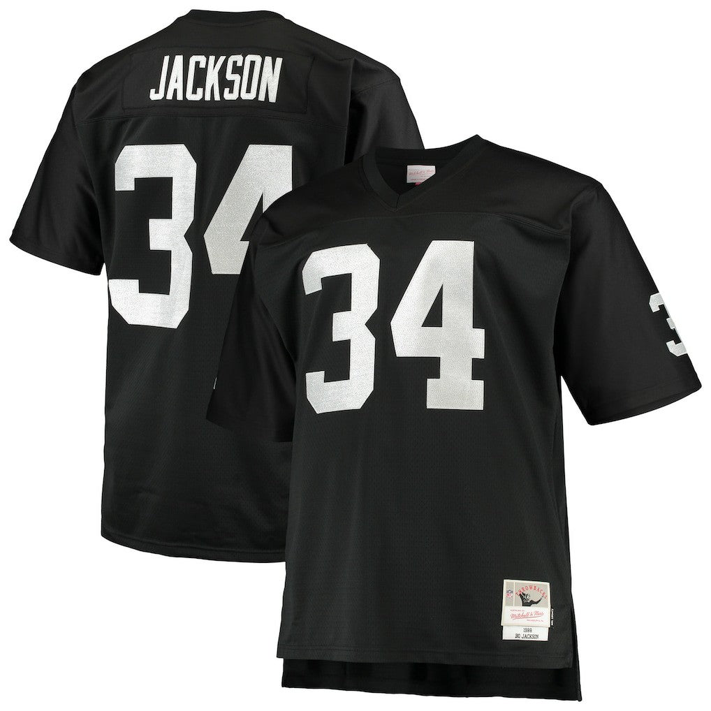 Bo Jackson  Big & Tall 1988 Retired Player Replica Jersey - Las Vegas Raiders
