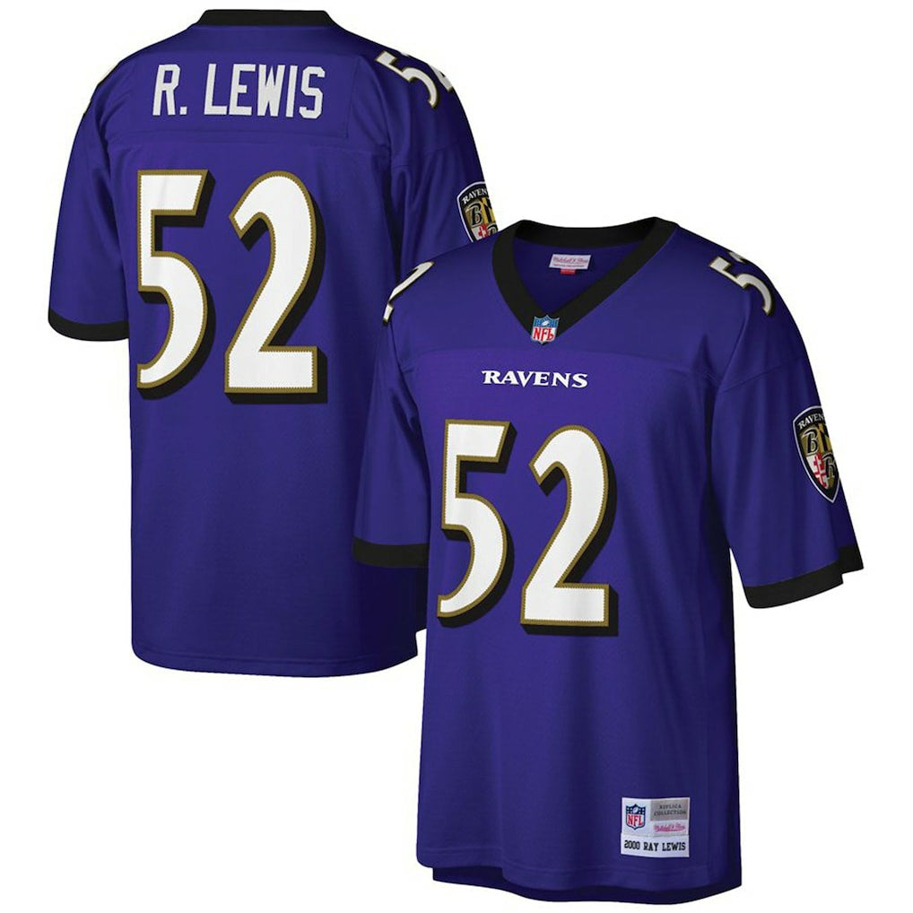 Ray Lewis  Big & Tall 2000 Retired Player Replica Jersey - Baltimore Ravens