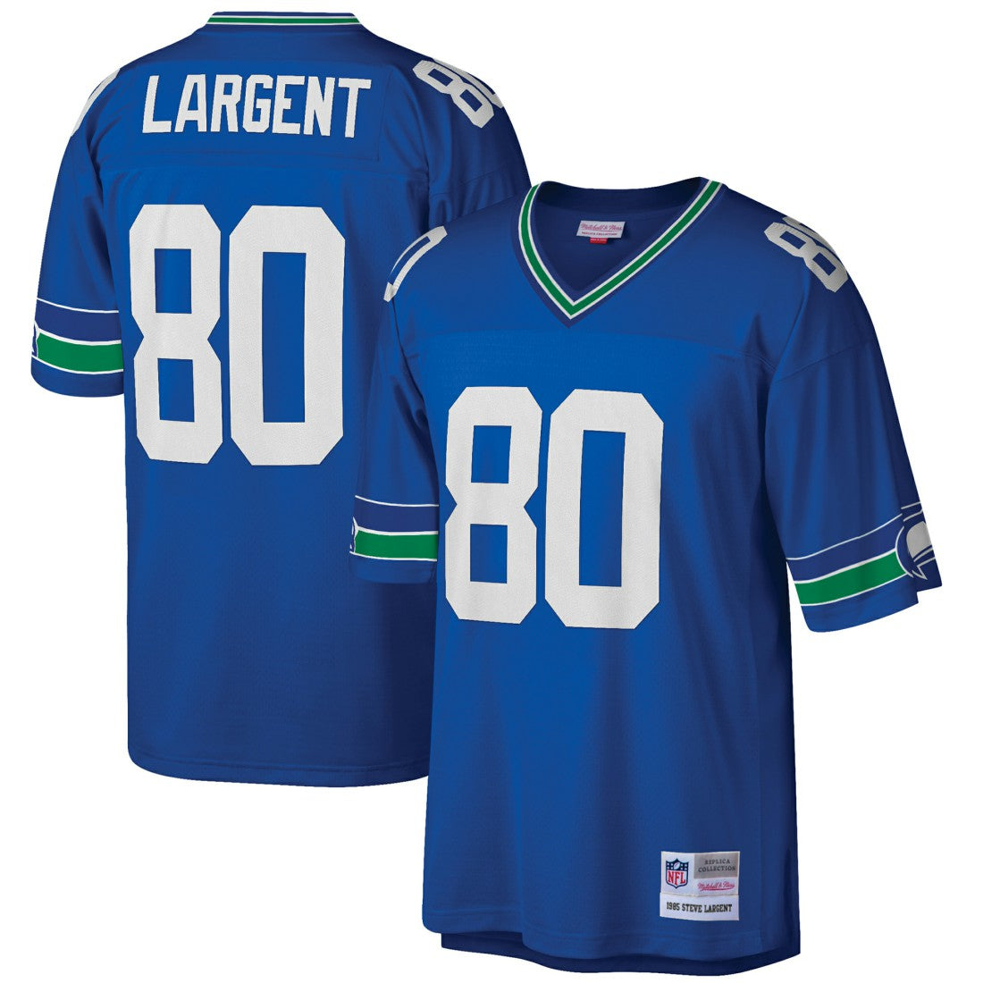 Steve Largent  Big & Tall 1985 Retired Player Replica Jersey - Seattle Seahawks