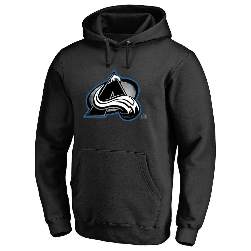 NHL Black Colorado Avalanche Core Smoke Pullover Hoodie