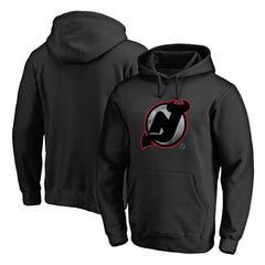 NHL Black New Jersey Devils Core Smoke Pullover Hoodie