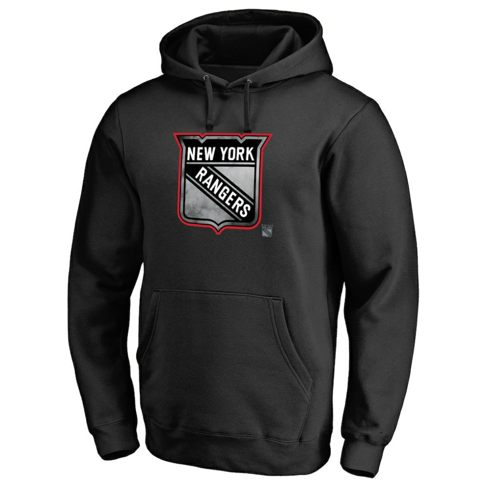 NHL Black New York Rangers Core Smoke Pullover Hoodie