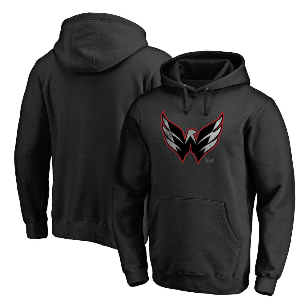 NHL Black Washington Capitals Core Smoke Pullover Hoodie