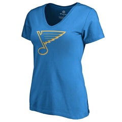 NHL Blue St. Louis Blues Women's Team Alternate V-Neck T-Shirt