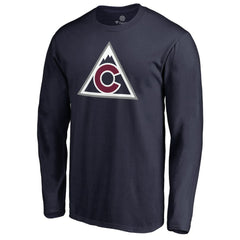 NHL Navy Colorado Avalanche Team Alternate Long Sleeve T-Shirt