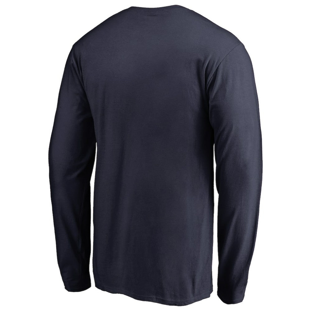 NHL Navy Columbus Blue Jackets Team Alternate Long Sleeve T-Shirt